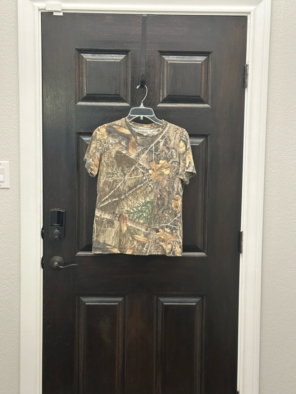 Magellan Boys Large Realtree Camo Short Sleeve Tee - Brown Green